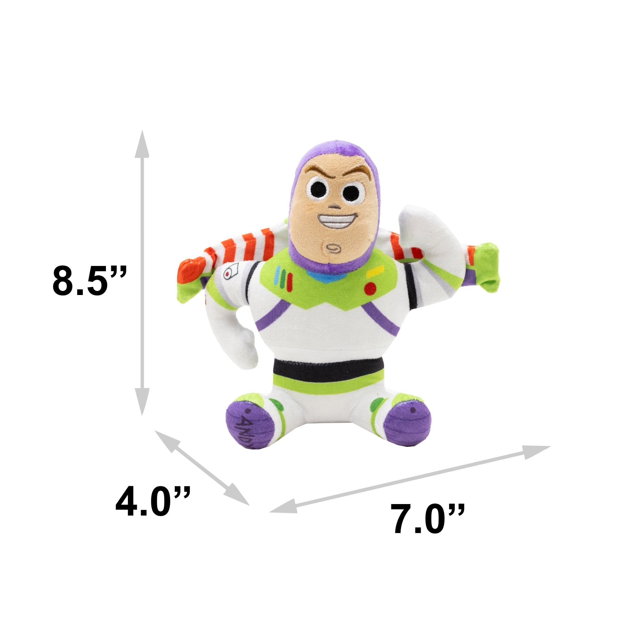 Dog Toy Squeaker Plush - Pixar Toy Story Buzz Lightyear Full Body Pose
