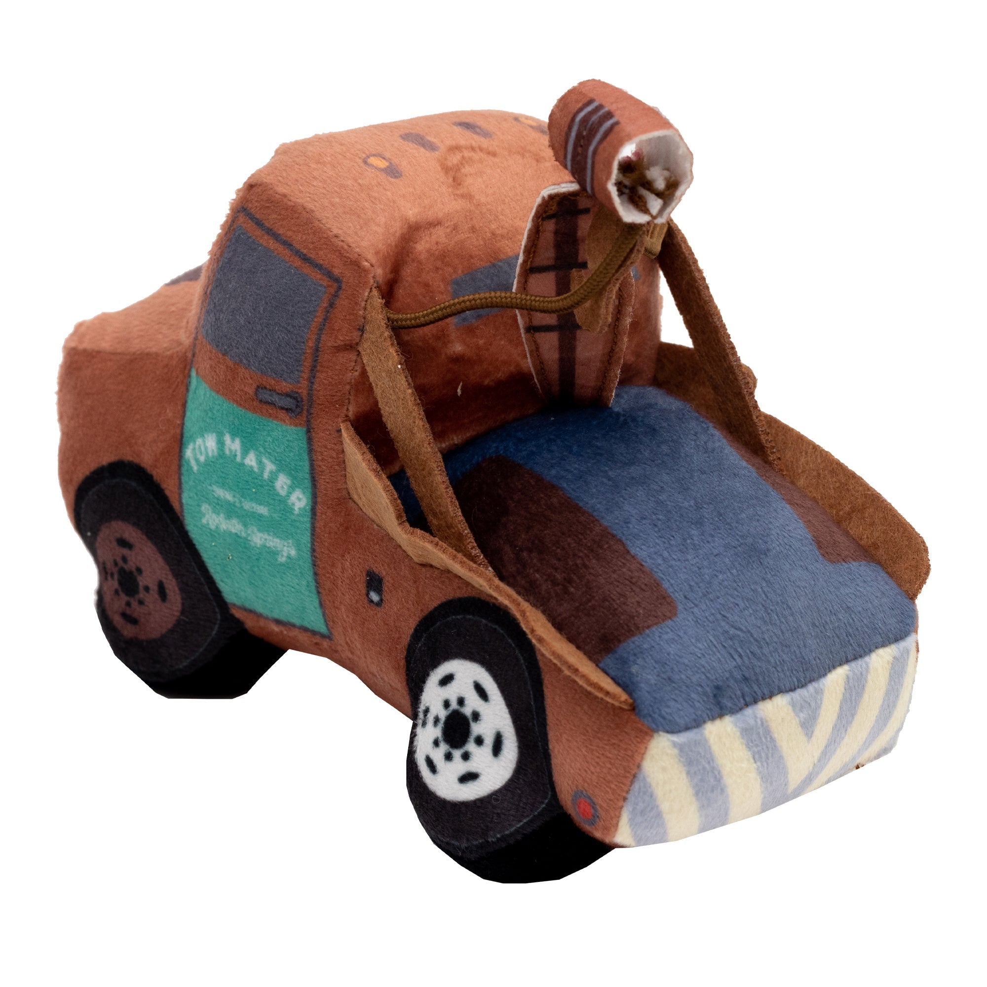 Dog Toy Squeaker Plush - Pixar Car Sir Tow Mater KG Tow Truck Replica