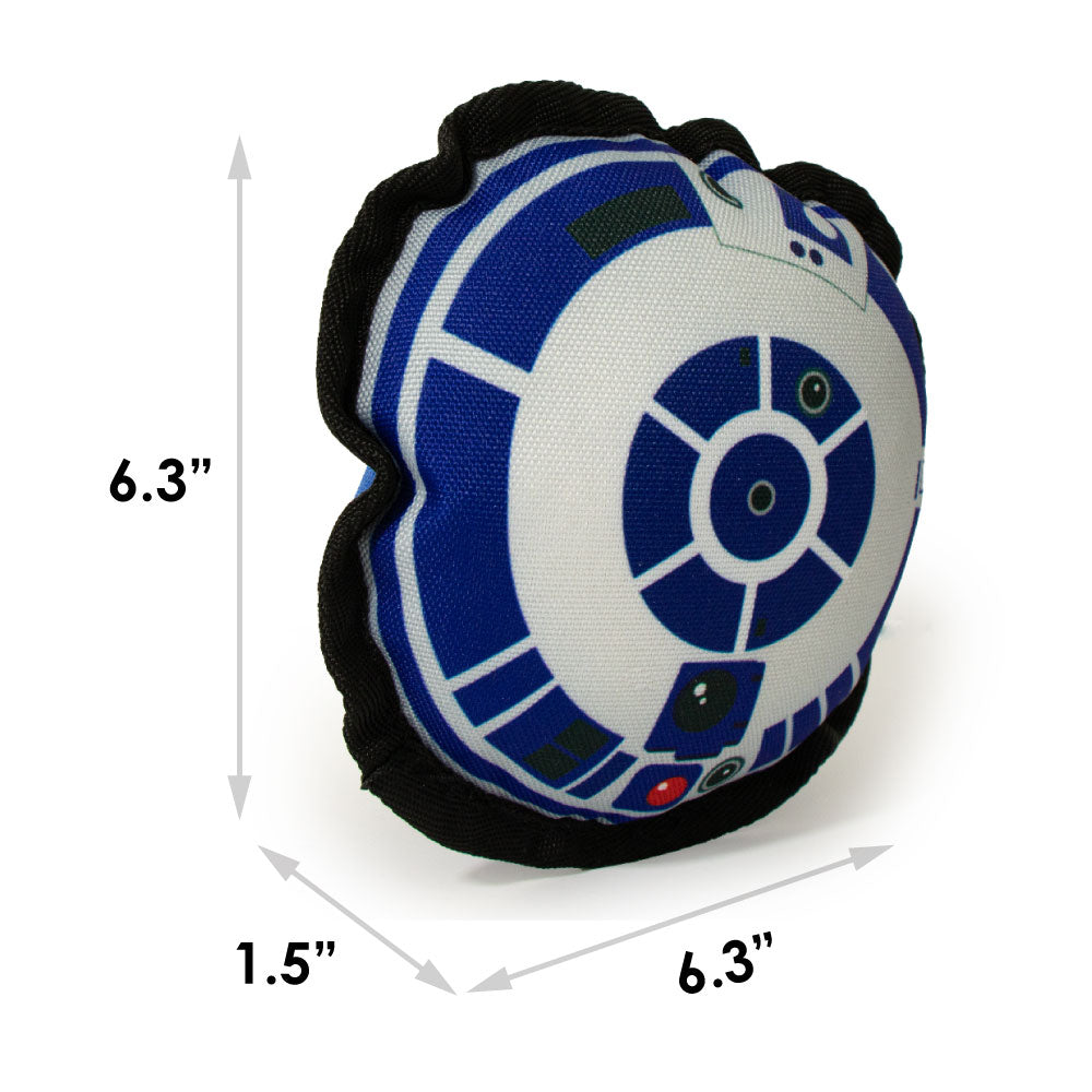 Dog Toy Squeaky Plush - Star Wars R2-D2 Head Top View