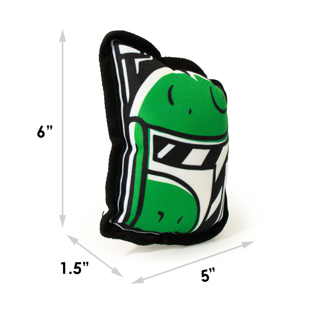 Dog Toy Squeaky Plush - Star Wars Boba Fett Head