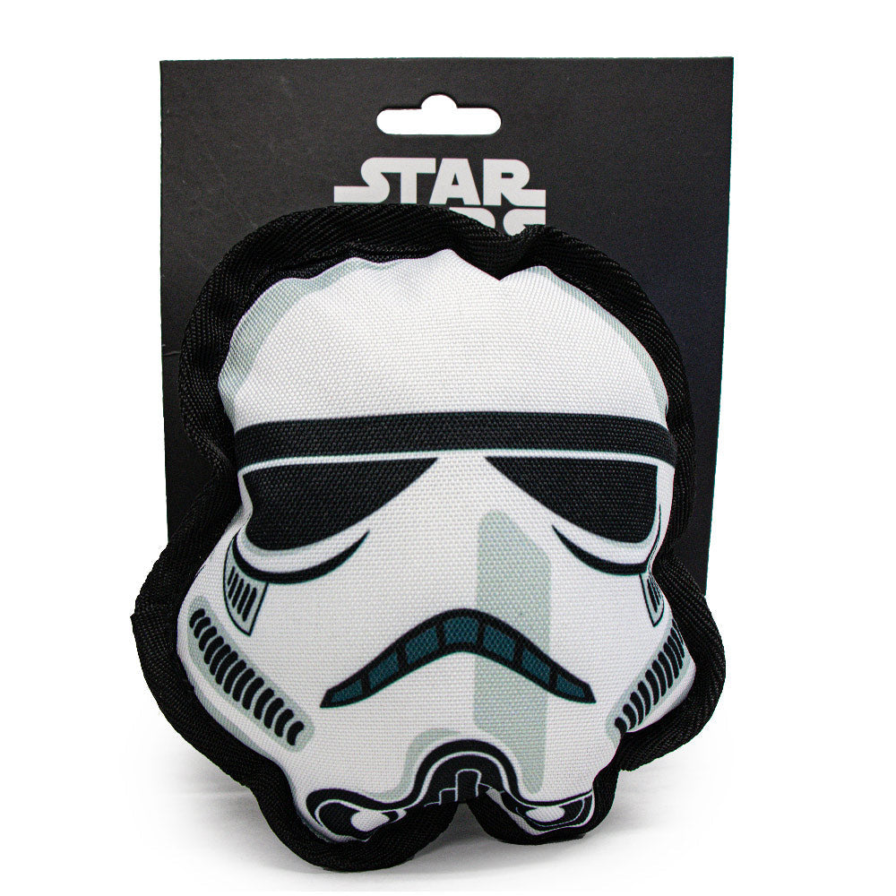 Dog Toy Squeaky Plush - Star Wars Stormtrooper Head