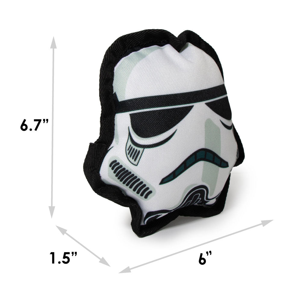 Dog Toy Squeaky Plush - Star Wars Stormtrooper Head