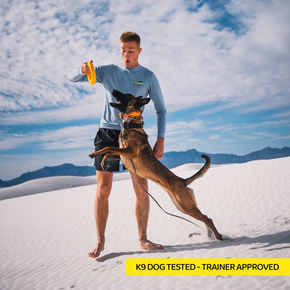 The Power Duo is K9 Dog Tested and Trainer Approved, Making it Winner Dog Toy