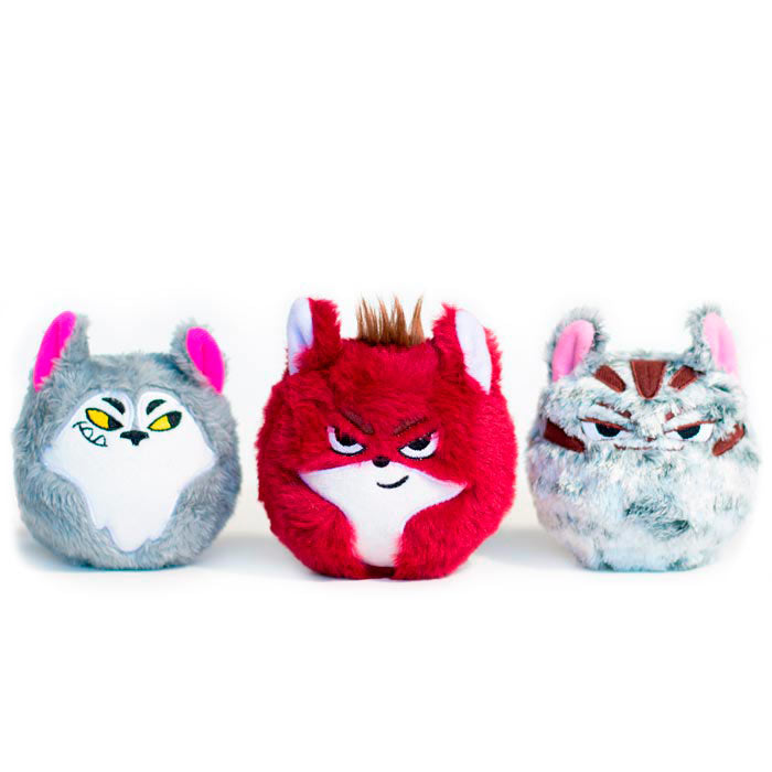 The Wild Weirdos Squeaky Plush Balls
