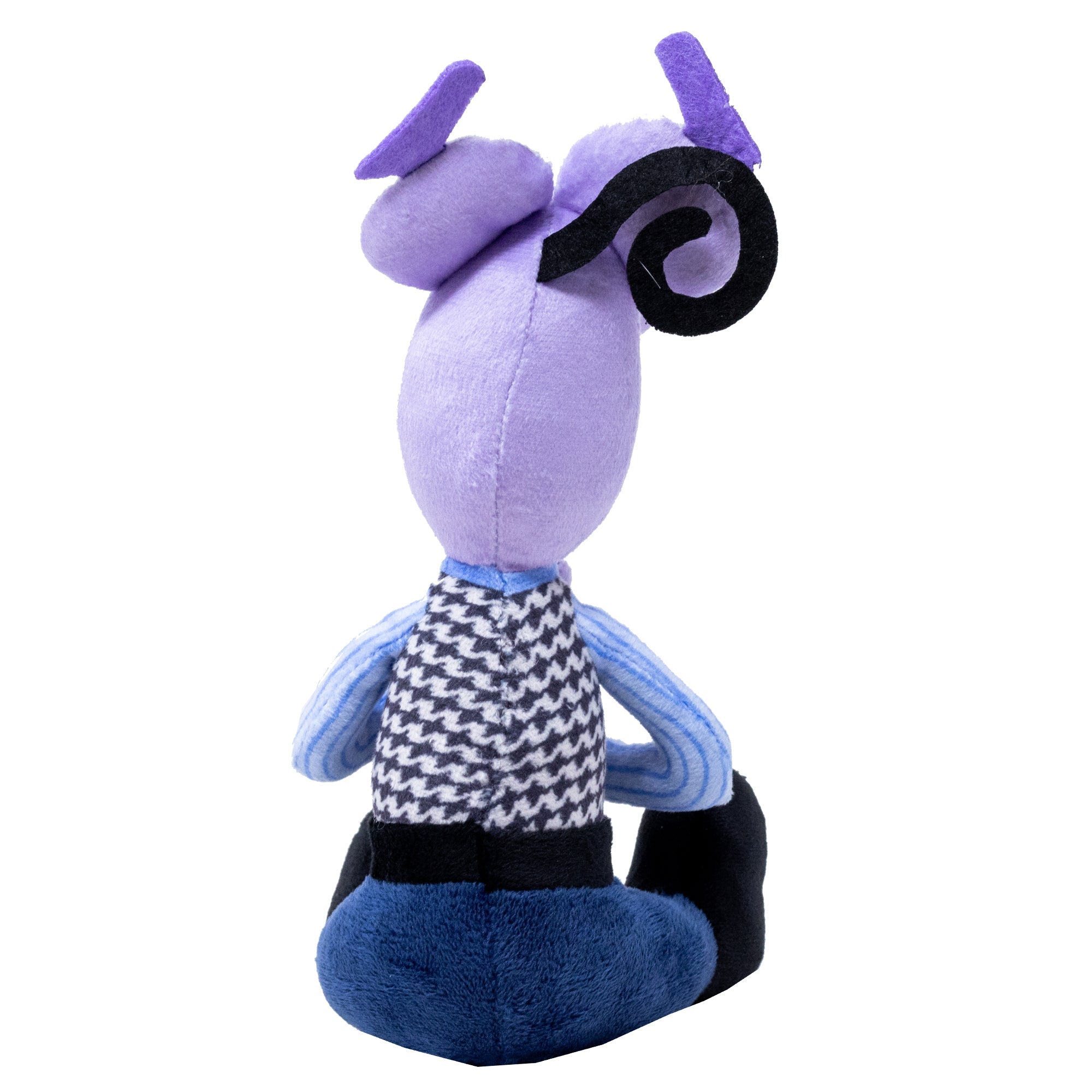 Dog Toy Squeaker Plush - Pixar Inside Out Fear Full Body Pose