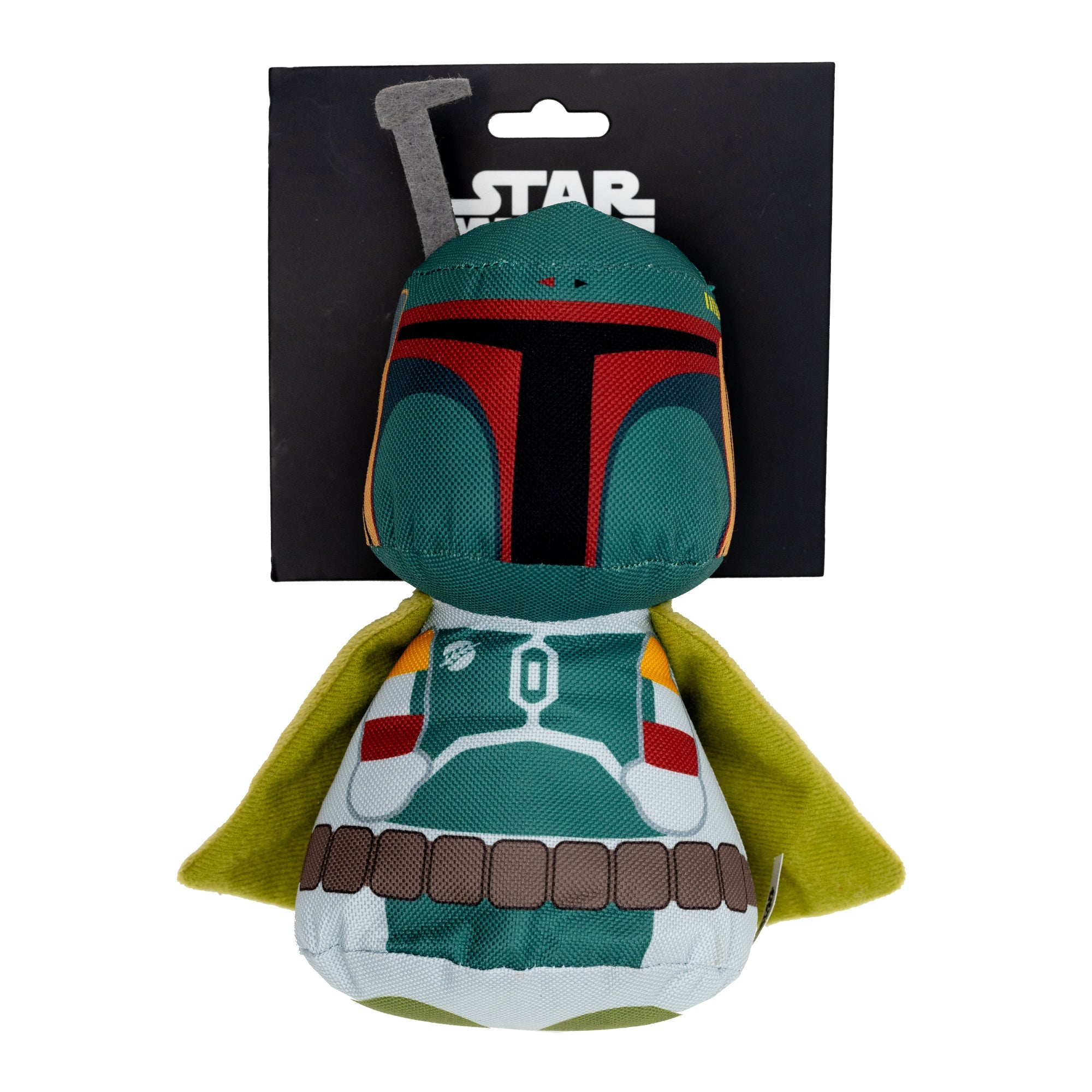 Dog Toy Squeaker Plush - Star Wars Boba Fett Big Head Pose