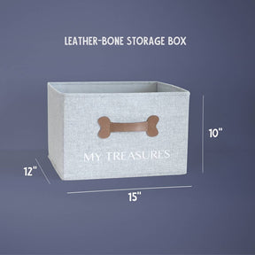 Storage Bin measure 12 by 15 by 10 inches