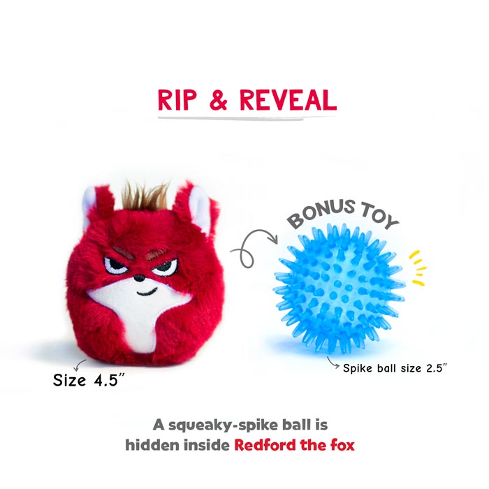 Redford the Fox Comes with a Bonus Toy inside